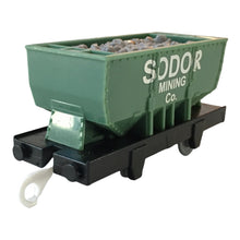 Load image into Gallery viewer, 2006 HiT Toy Green Gold Flip Hopper Truck
