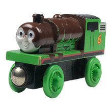 Load image into Gallery viewer, 2003 Wooden Railway Chocolate Percy
