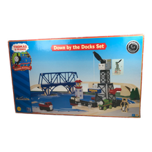 Load image into Gallery viewer, 2002 Wooden Railway Down by the Docks Set
