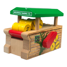 Load image into Gallery viewer, Wooden Railway Barrel Loader
