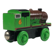 Load image into Gallery viewer, 2003 Wooden Railway Chocolate Percy
