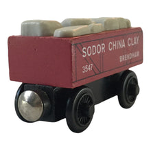 Cargar imagen en el visor de la galería, 1997 Ferrocarril de madera Red Sodor China Clay Car
