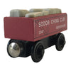 1997 Wooden Railway Red Sodor China Clay Car
