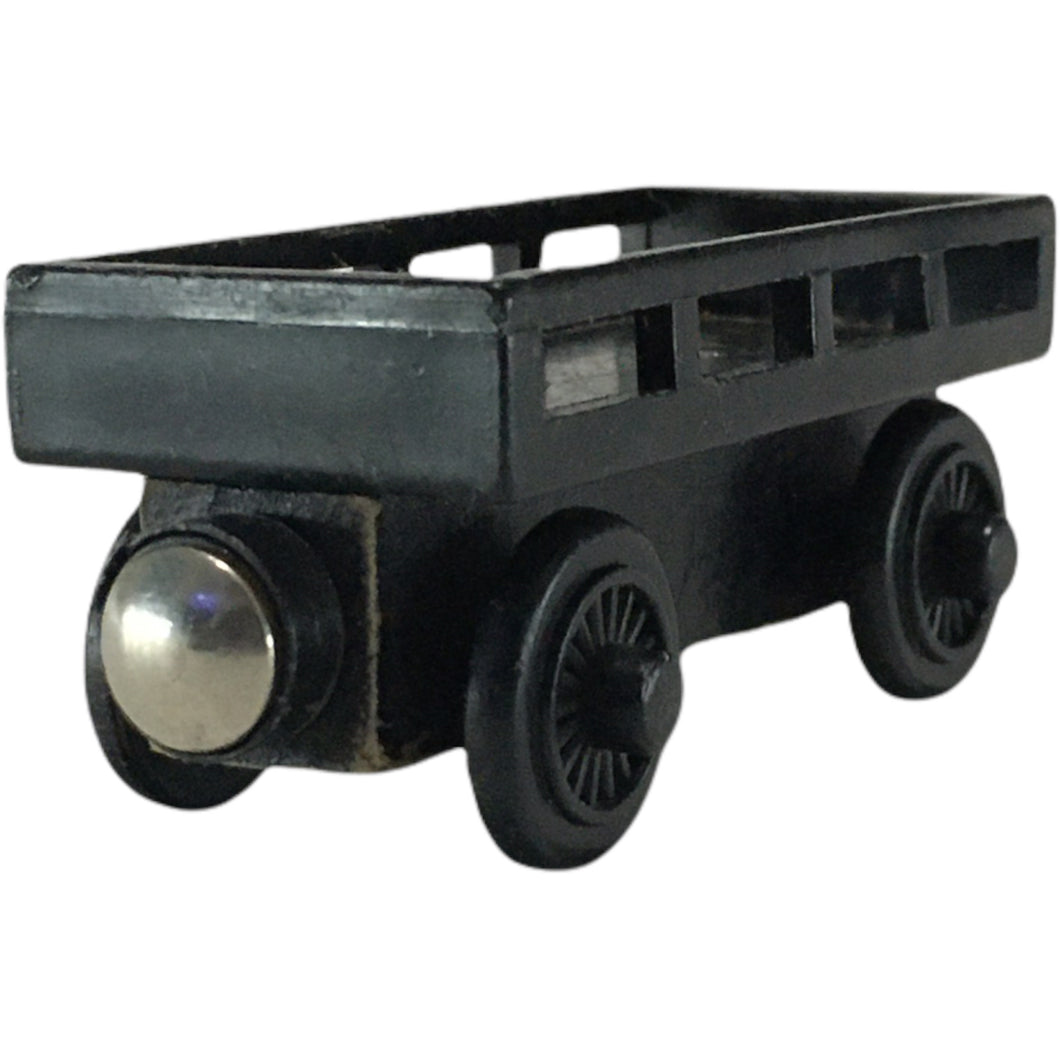 2001 Wooden Railway Black Cargo Car