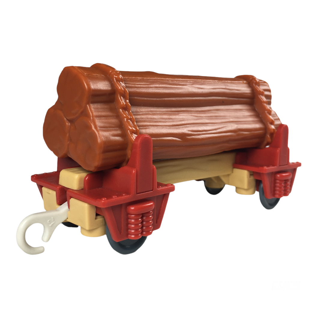 2009 Mattel Red Log Wagon