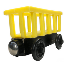Load image into Gallery viewer, 1998 Wooden Railway Yellow Circus Car
