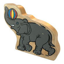 Cargar imagen en el visor de la galería, 1999 Elefante de ferrocarril de madera

